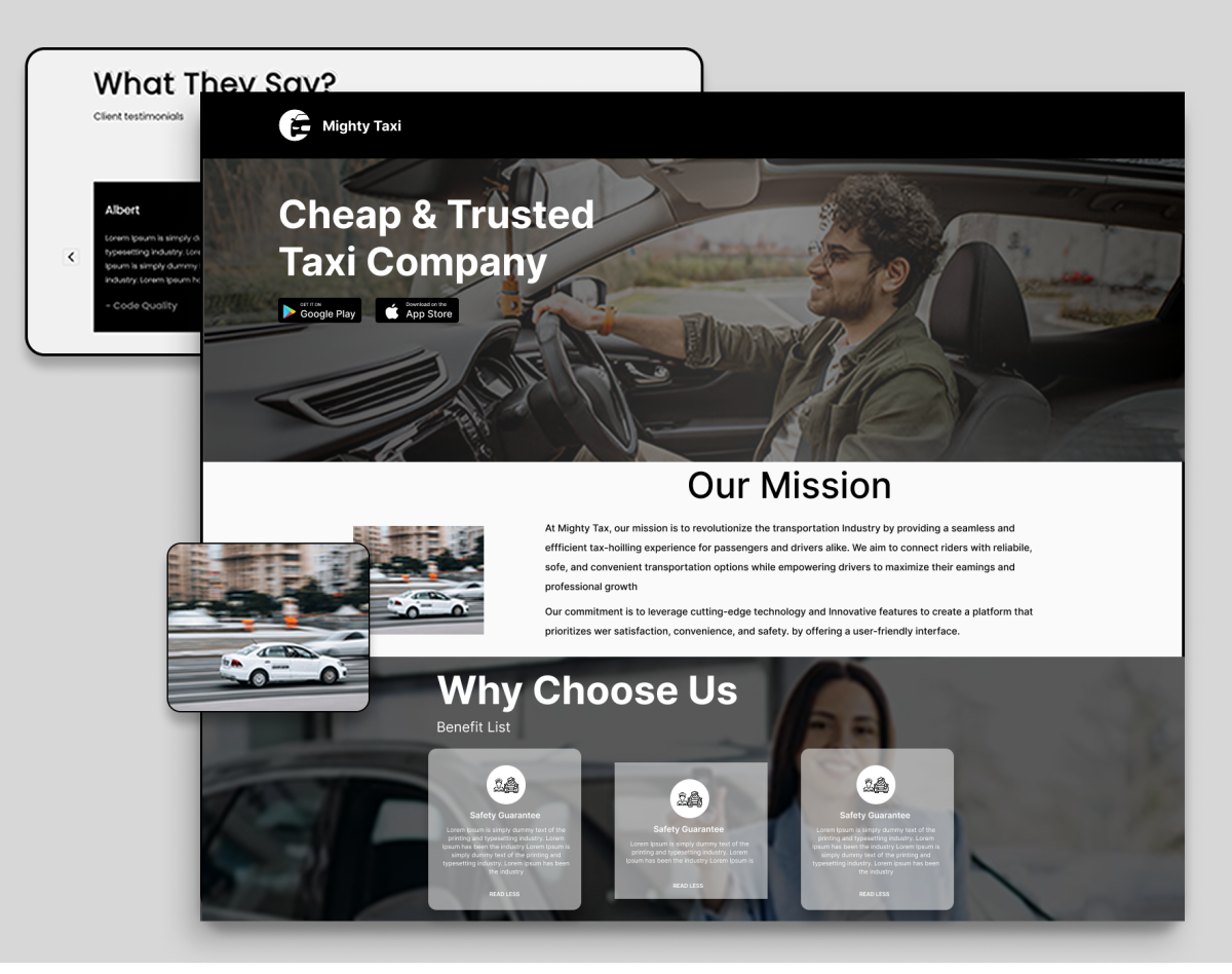 Taxi Website